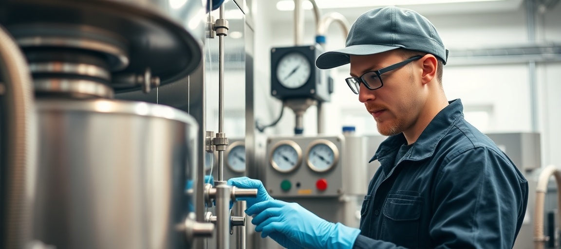 Pasteurisateur professionnel en pratique
