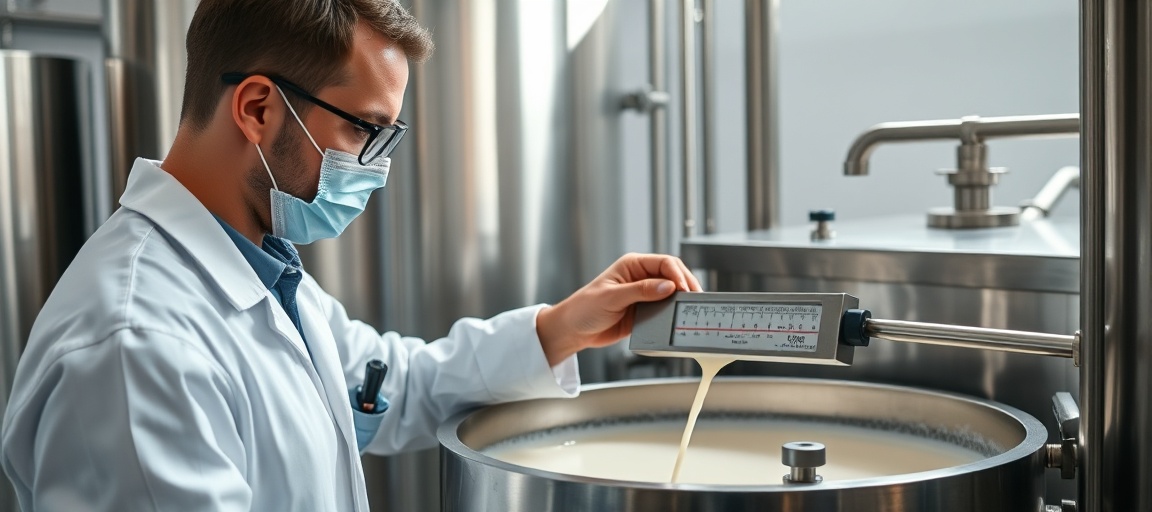 Pasteurisateur professionnel (illustration)