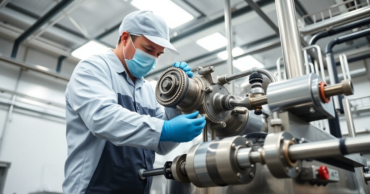 Pasteurisateur professionnel (illustration)