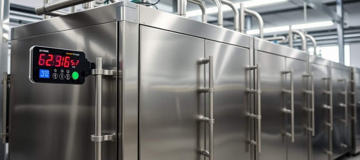 Pasteurisateur professionnel (illustration)