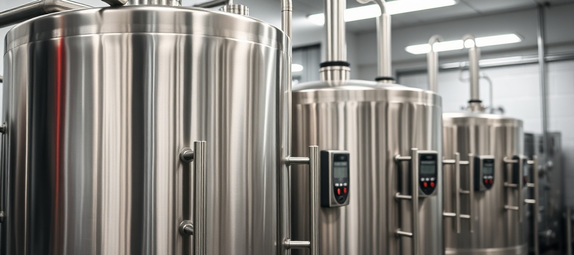 Pasteurisateur professionnel (illustration)