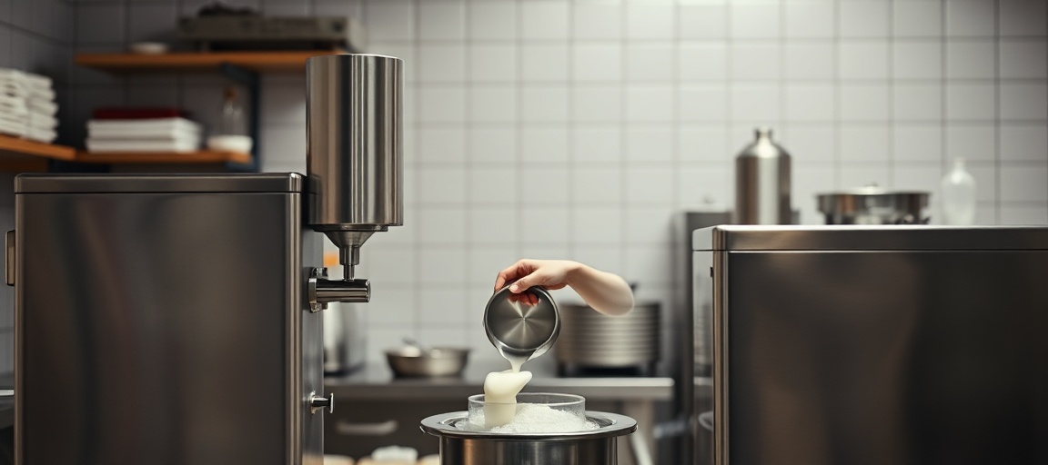 Pasteurisateur professionnel (illustration)
