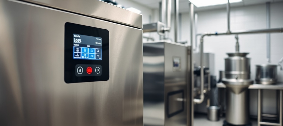 Pasteurisateur professionnel (illustration)
