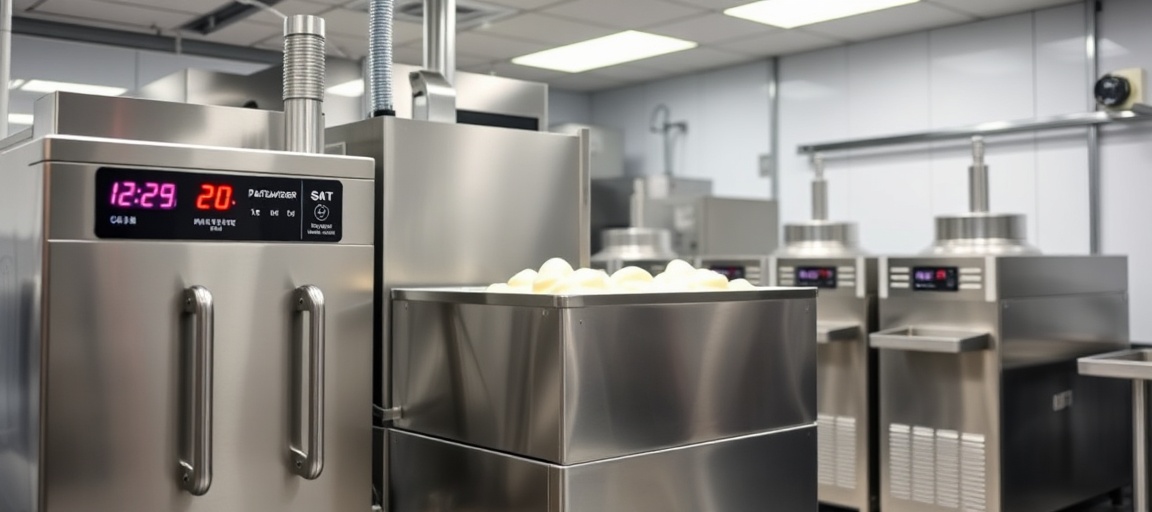 Pasteurisateur professionnel en pratique