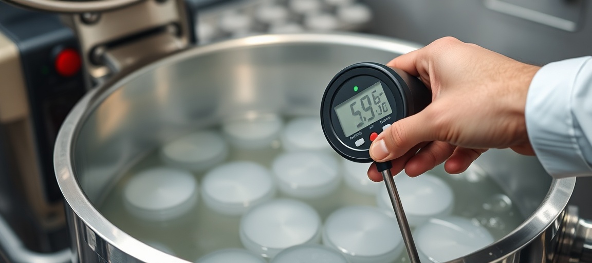 Pasteurisateur professionnel (illustration)