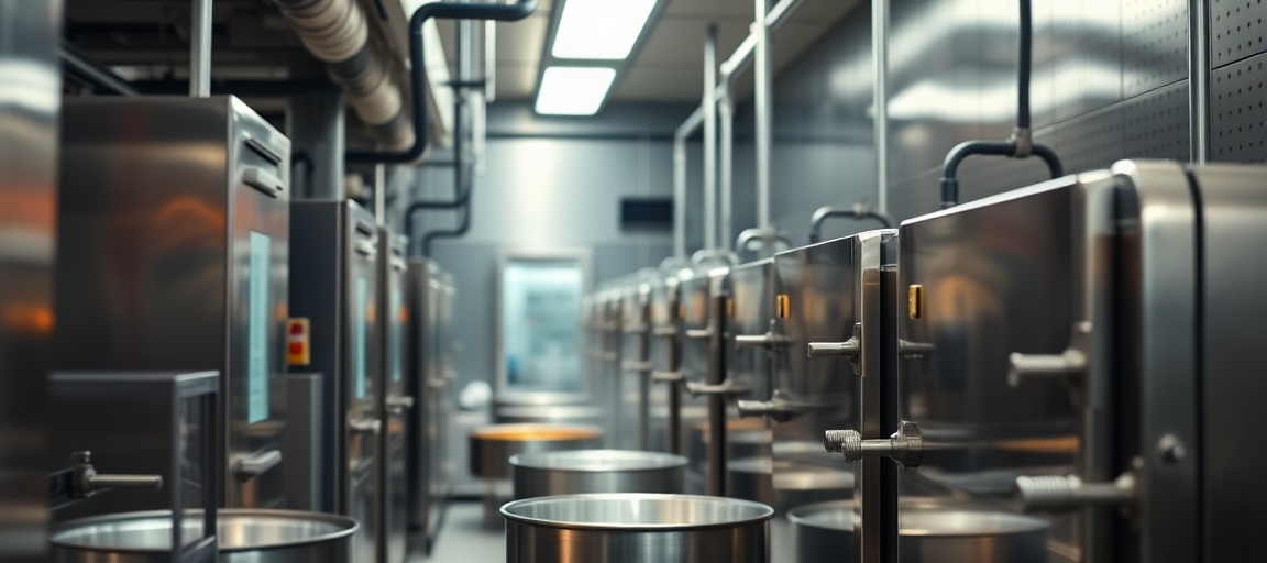 Pasteurisateur professionnel (illustration)
