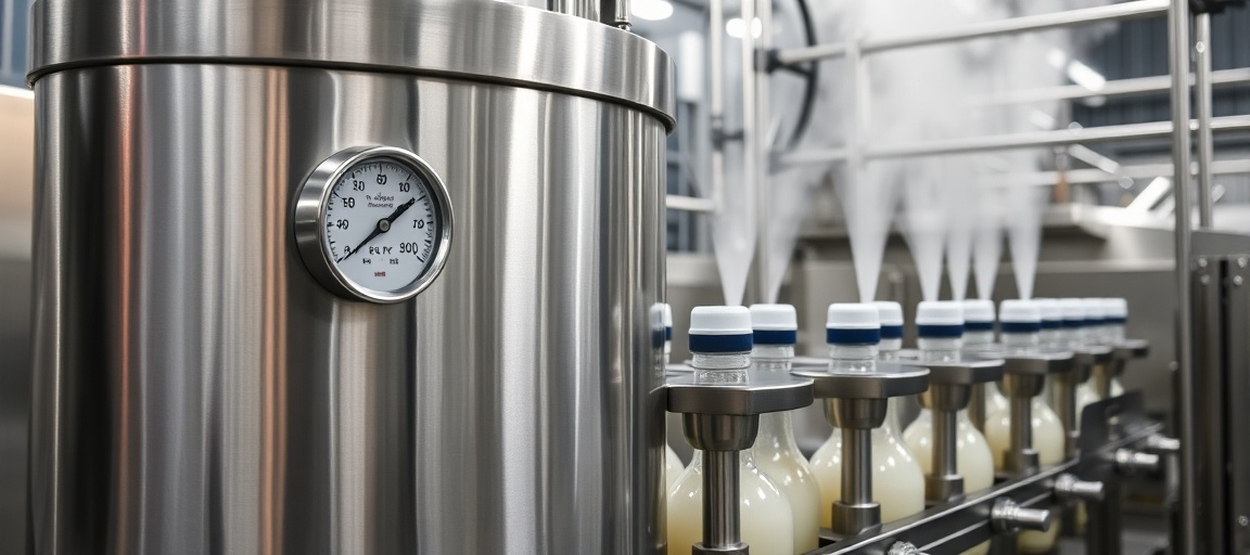 Pasteurisateur professionnel (illustration)