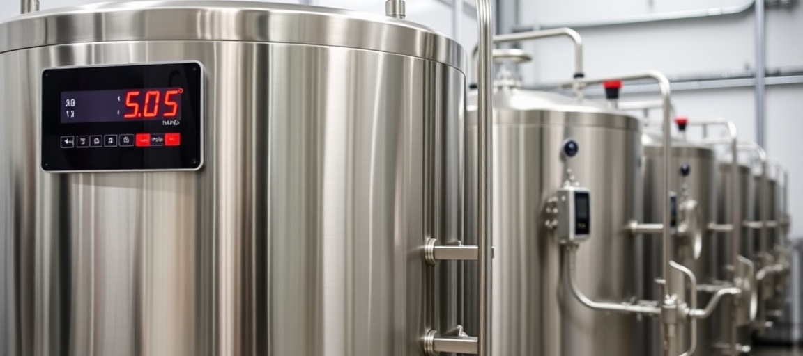 Pasteurisateur professionnel (illustration)