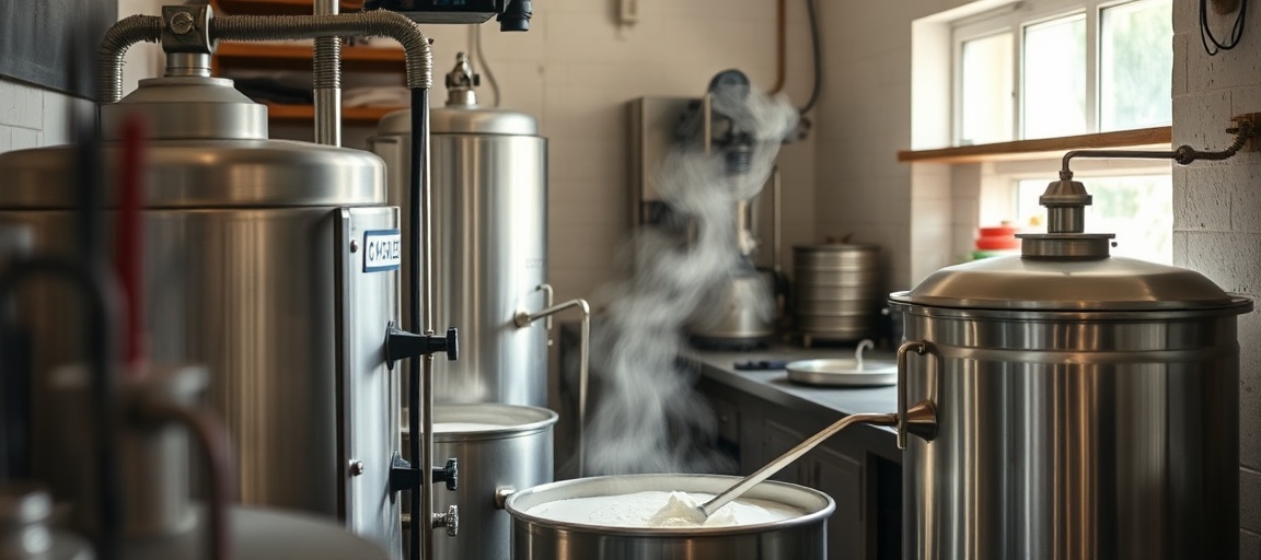 Pasteurisateur professionnel en pratique